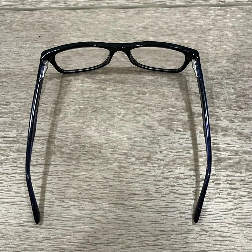 RAY BAN RB1531 3748 Black Unisex Kids Rectangle Full Rim Eyeglasses 48-16-130 - Picture 3 of 6